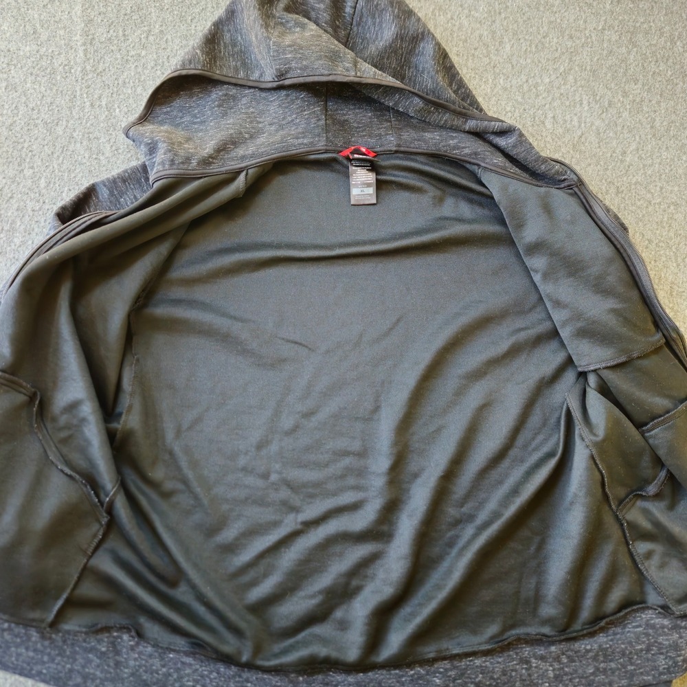 GERRY Men Size XL Full Zip Hoodie Space Dye Heathered Performance Sweatshirt - Picture 7 of 8